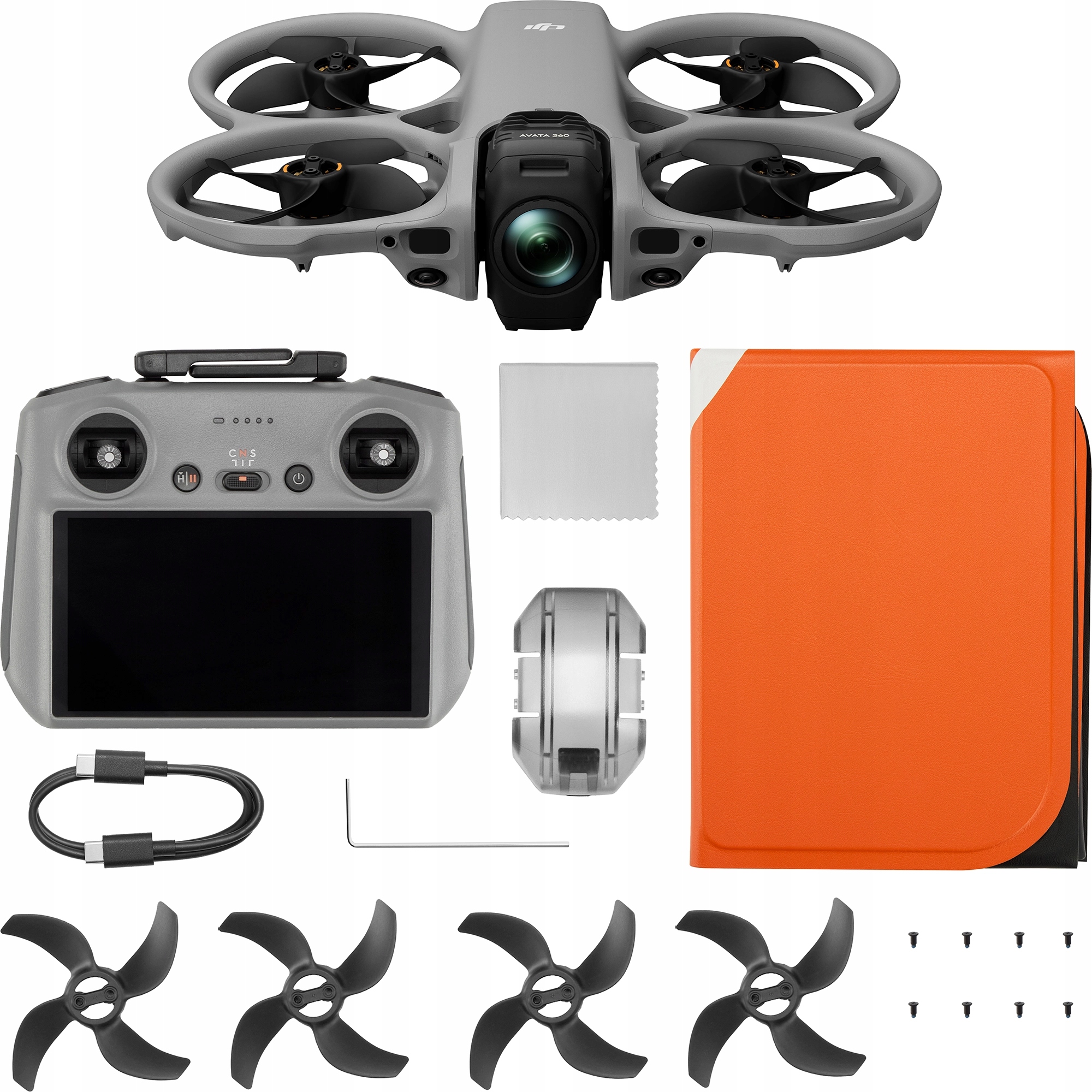 Dron Dji Avata 360 RC2 Z Kamera 8K 60FPS Hdr 120MP Cmos 1" 10km O4+