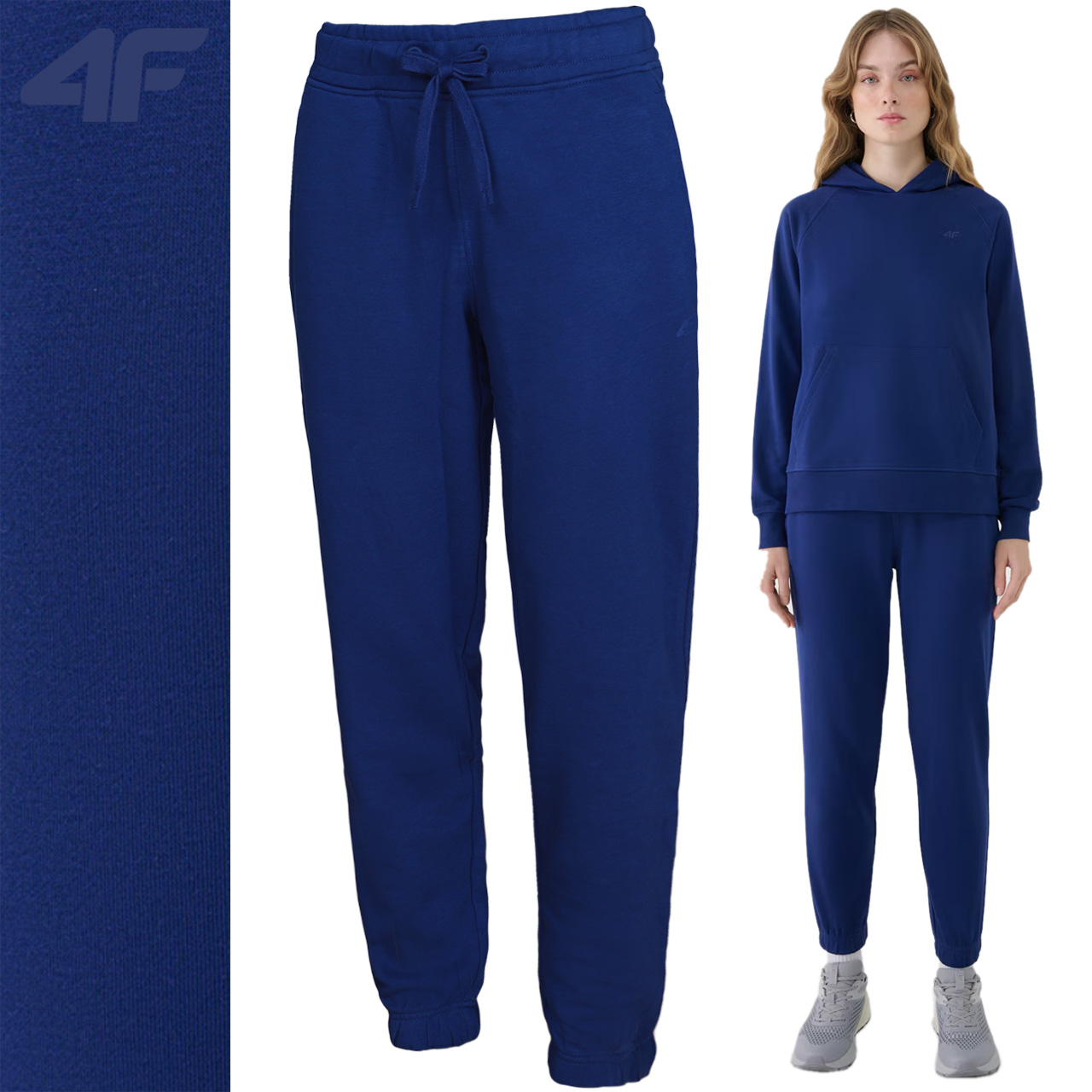 Spodnie Damskie 4F Dresowe Sportowe Joggery F1138 Dresy Na Co Dzień M