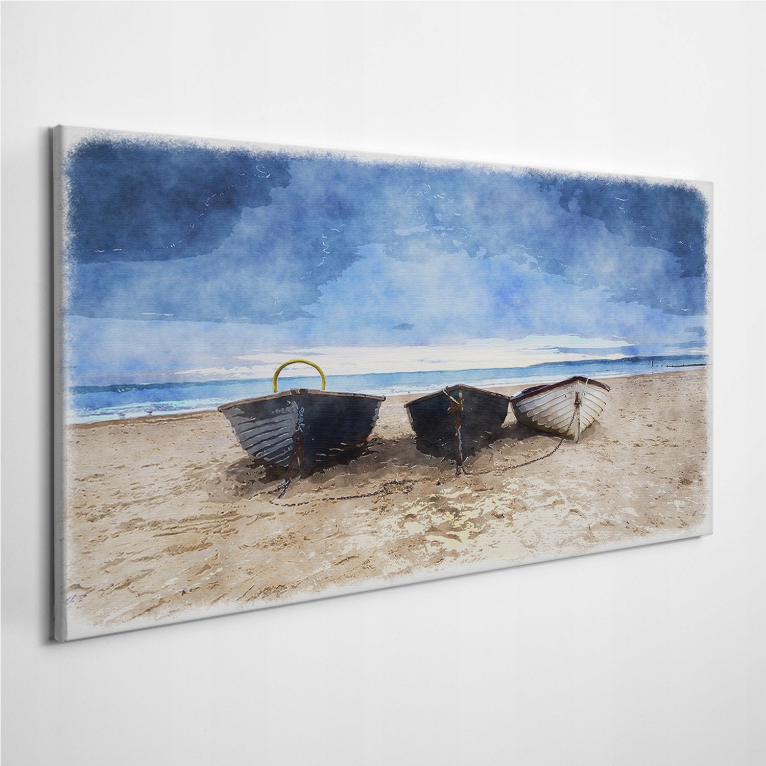 

Obraz na płótnie na ścianę Łódki Plaża Woda 120x60