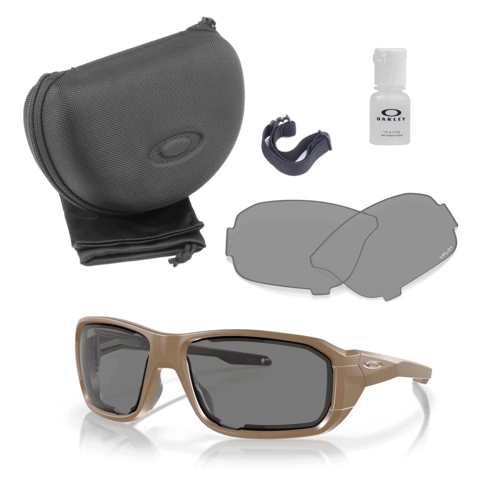 Oakley Okulary balistyczne Hnbl Wymienne soczewki Mil Spec 32432A Piaskowy