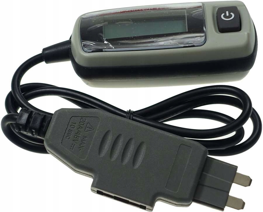 Miernik prądowy 20A/ wtyczki standard Hubitools