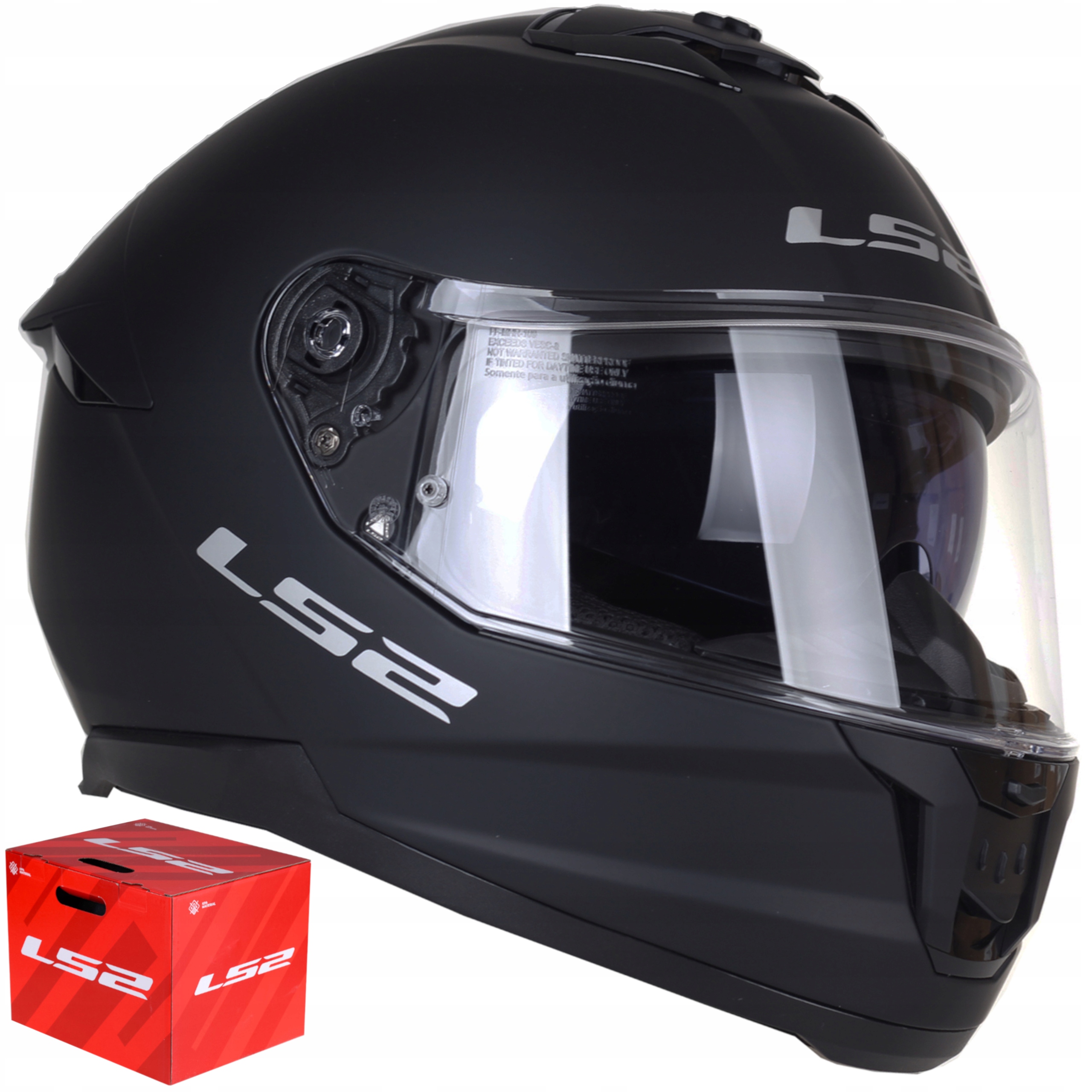 Kask na motor i skuter Ece 22.06 integralny czarny mat Pinlock Ready blenda