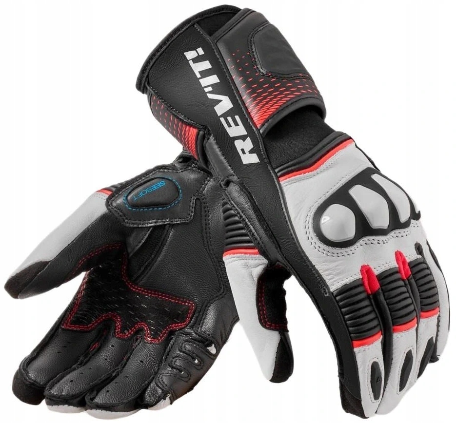 Rev'it Xena 4 Ladies White Red Športové Motocyklové Rukavice Xs