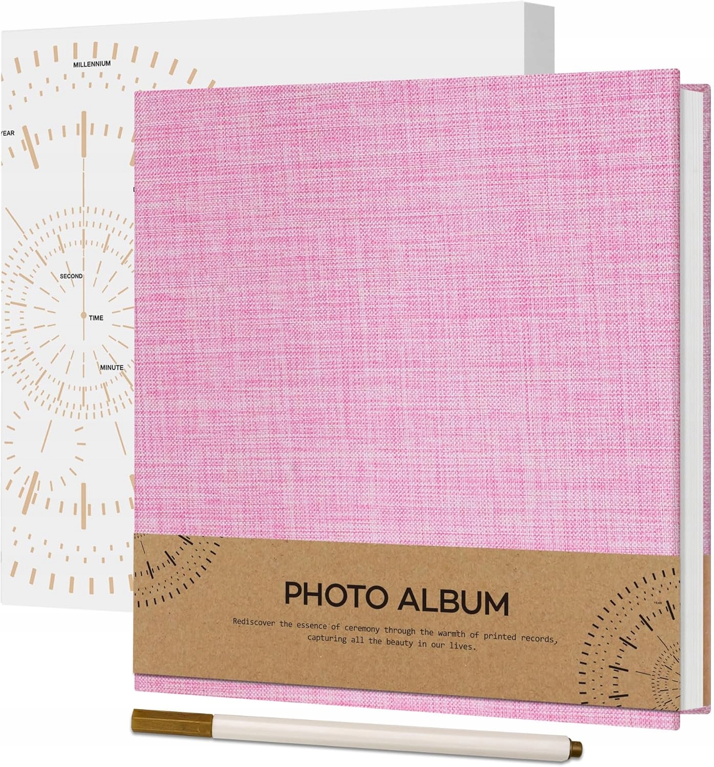 Vienrose Samoprzylepny album fotograficzny z 40 białe Samoprzylepne strony