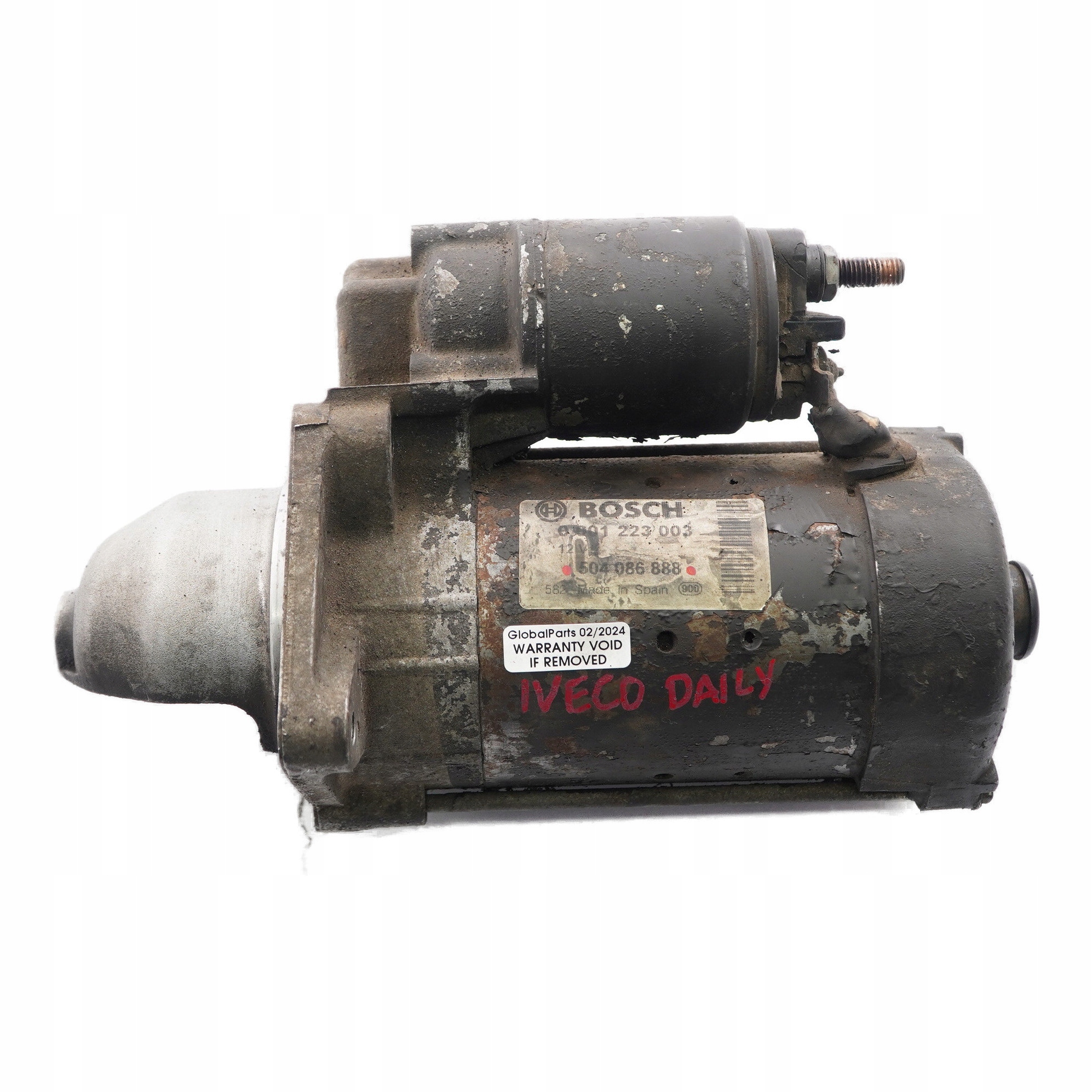 Iveco Daily MK3 Diesel Motorový štartér Bosch 504086888 0001223003