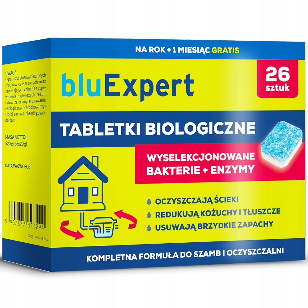 

Bluexpert tabletki bakterie do szamb oczyszczalni