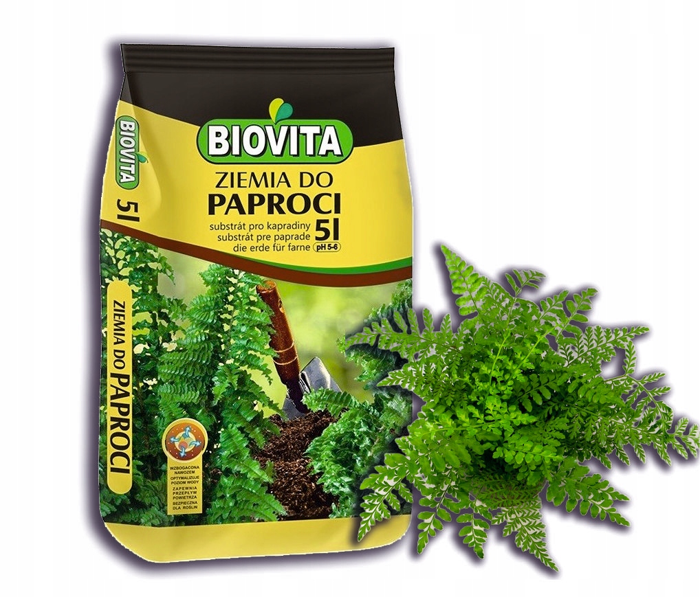 

Ziemia do Paproci, Nephrolepis Biovita 5L