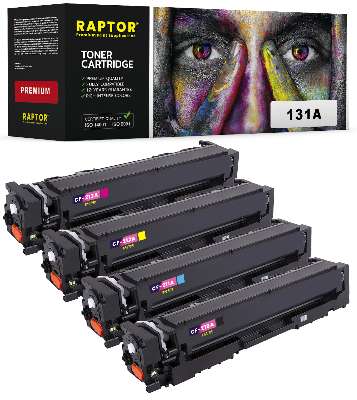 4x Toner 131A pro hp M251n M251nw M276n M276nw