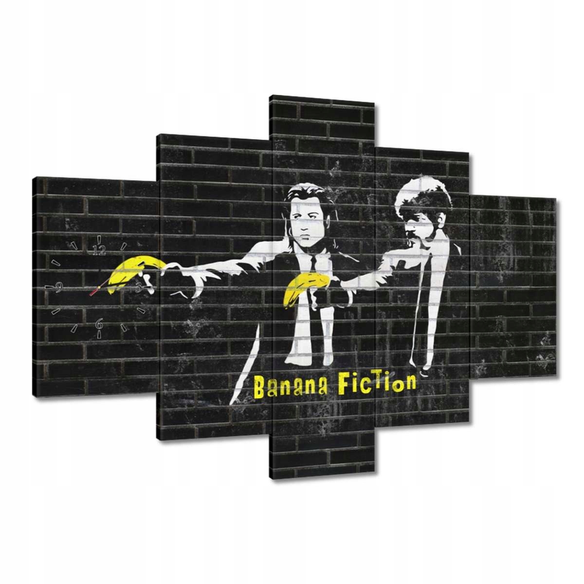 Hodiny 150x105 Banksy Banana Fiction