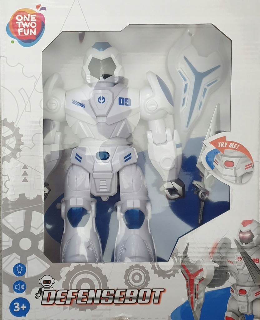 ROBOT OBRONNY SPACE POLICE 3+ NOWY