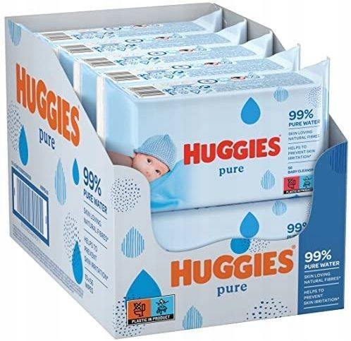 

Huggies Pure Chusteczki Nawilżane 99% Wody 560szt