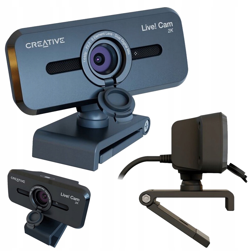 Kamera Internetowa Creative Live Cam Sync V3 2K Qhd Z Wbudowanym Mikrofonem