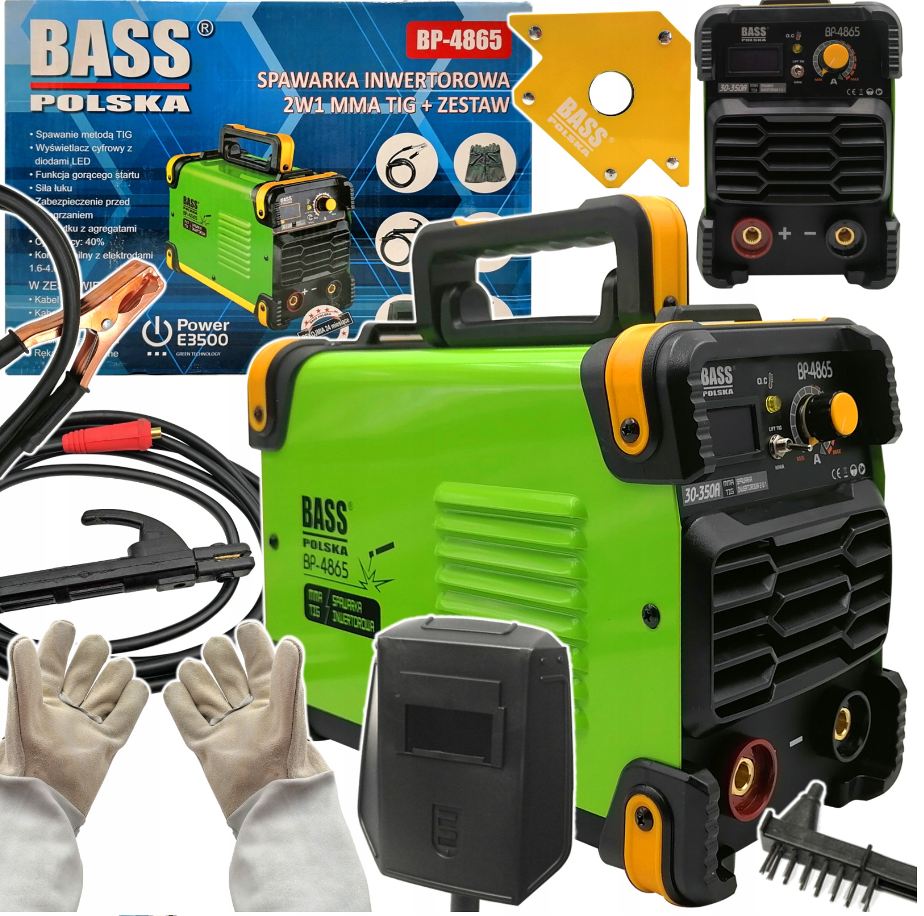 SPAWARKA INWERTOROWA INWERTEROWA 350A TIG MMA LCD