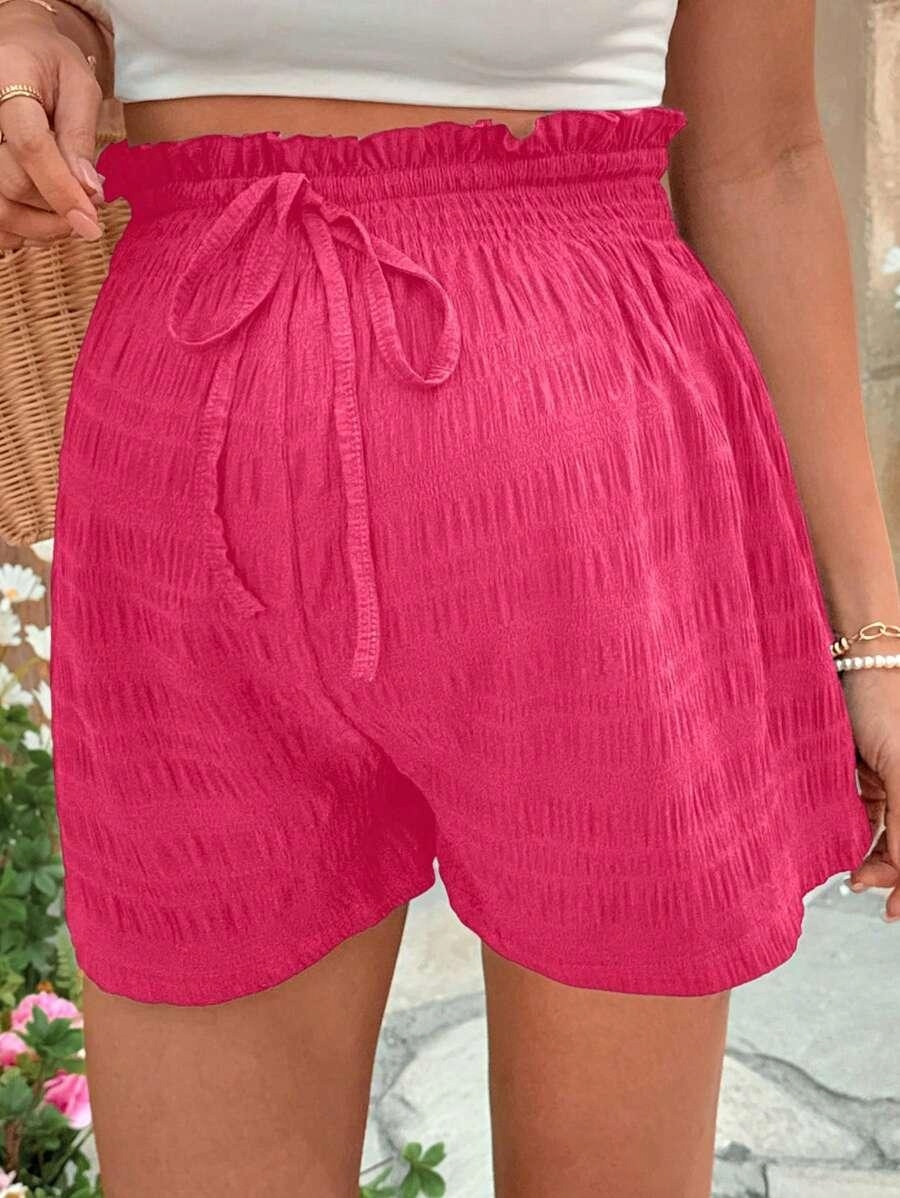 SHEIN RÓŻOWE SPODENKI CASUAL S5X B20__XXL