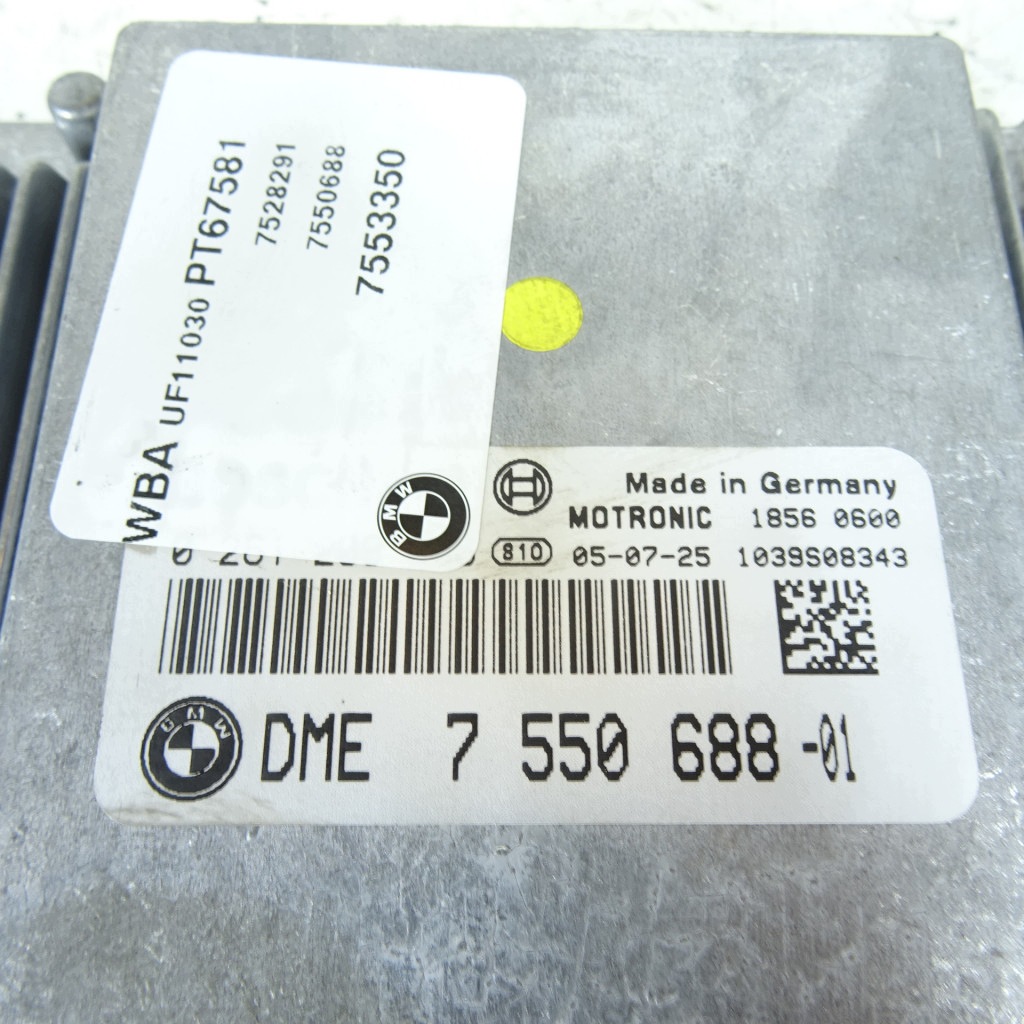 BMW SERIA 1 E87 1.6i unité de commande électronique uce moteur 7550688-01