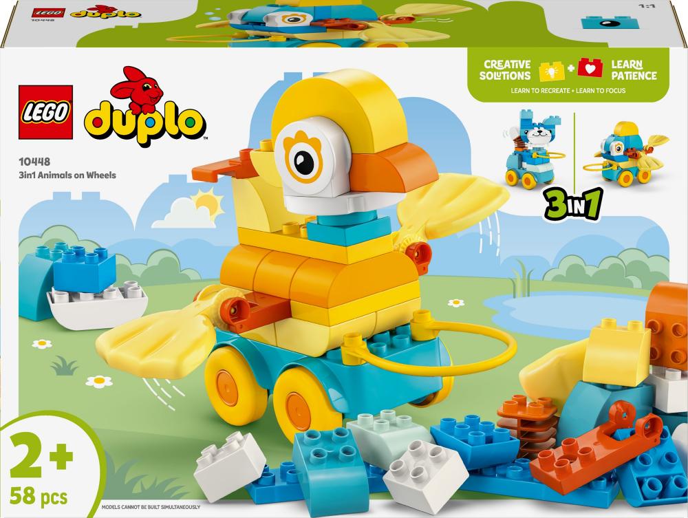 Lego 10448 Duplo Zvířátka na kolečkách 3v1
