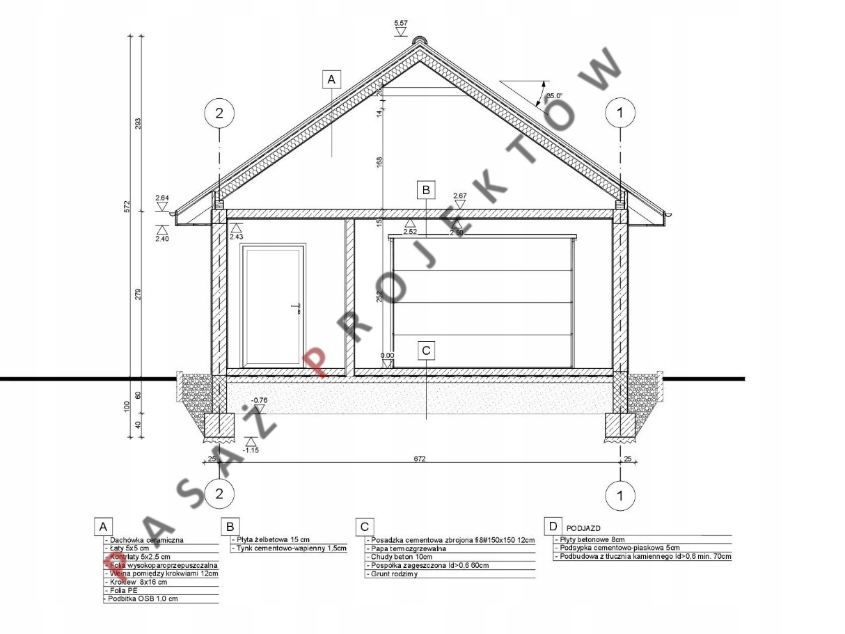 GARAŻ JEDNOSTANOWISKOWY G155 Marka inna