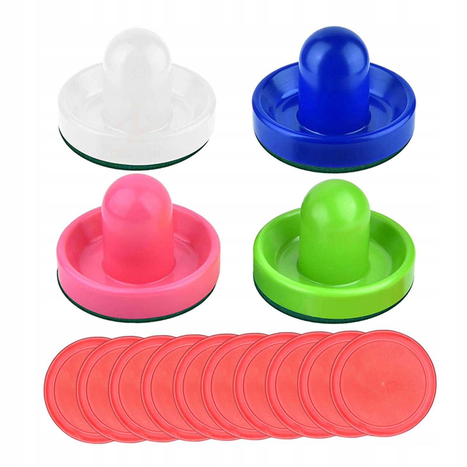 Air Hockey Pushers and Pucks 2.5 inch Air Hockey Pucks for Home Style A