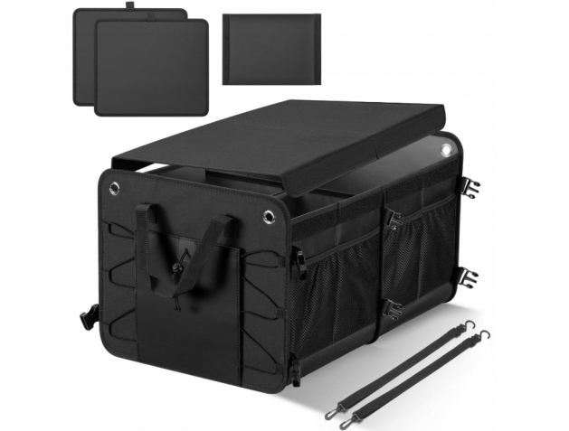 Organizer Do Bagażnika Samochodowego Z Pokrywą 60X37X30CM