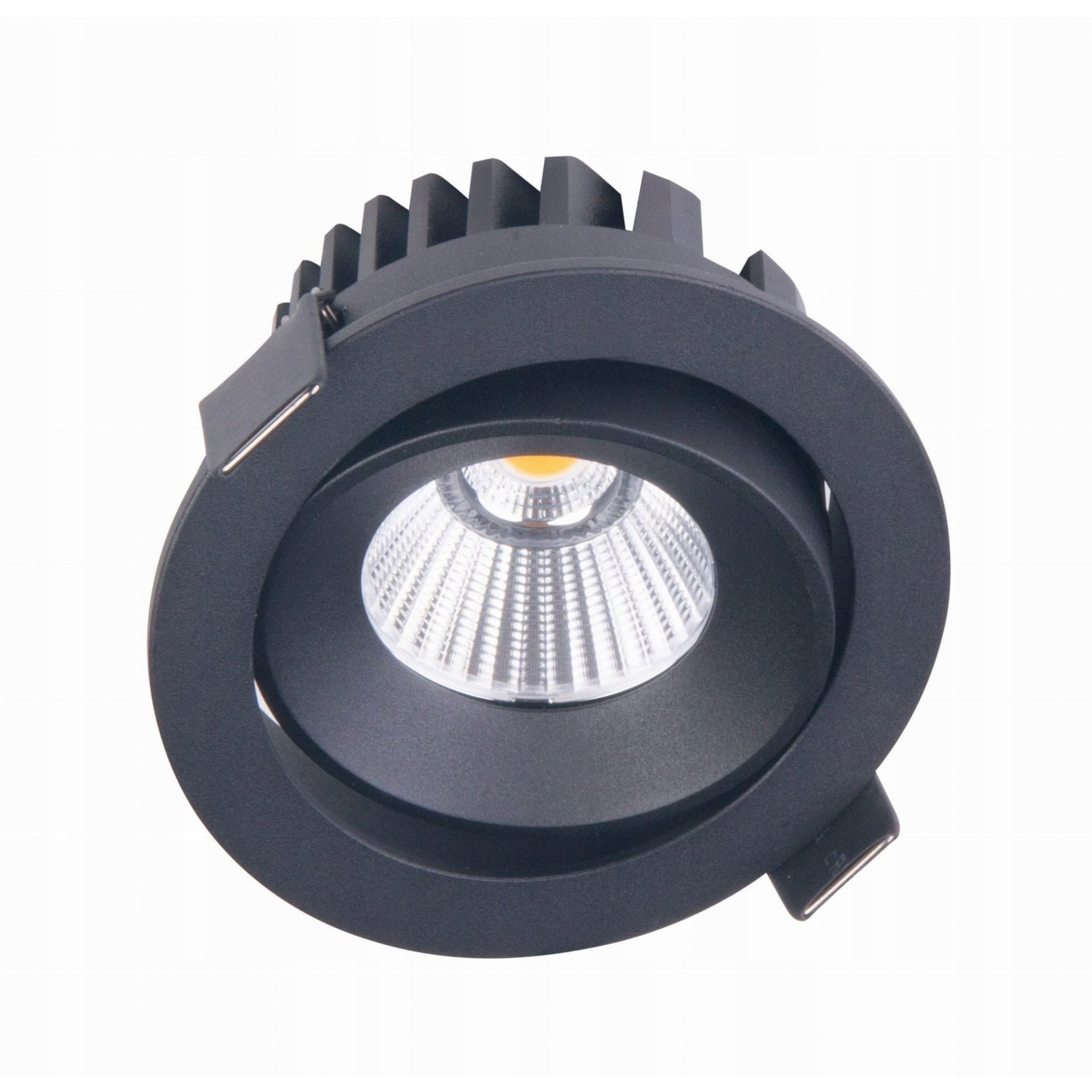 Halogenové podomítkové očko do koupelny IP65 10W 829lm Černé Cyklop MaxLight