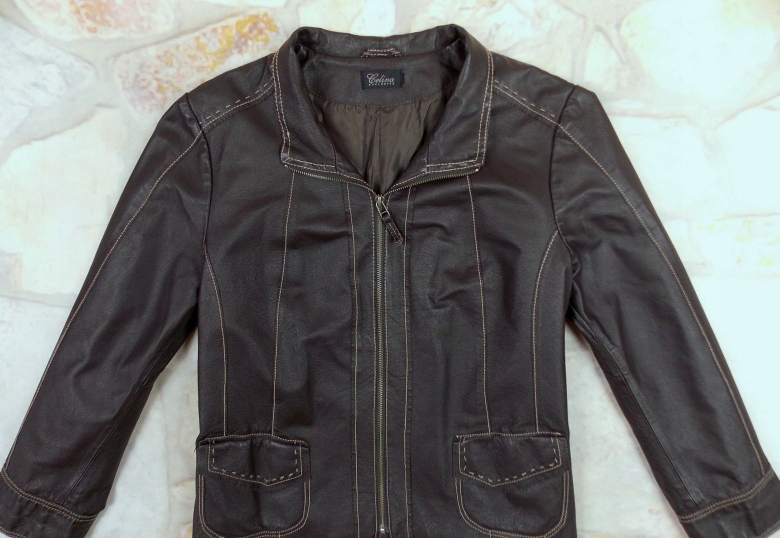 Celina kurtka skórzana styl ramoneska 48 Kolekcja --------