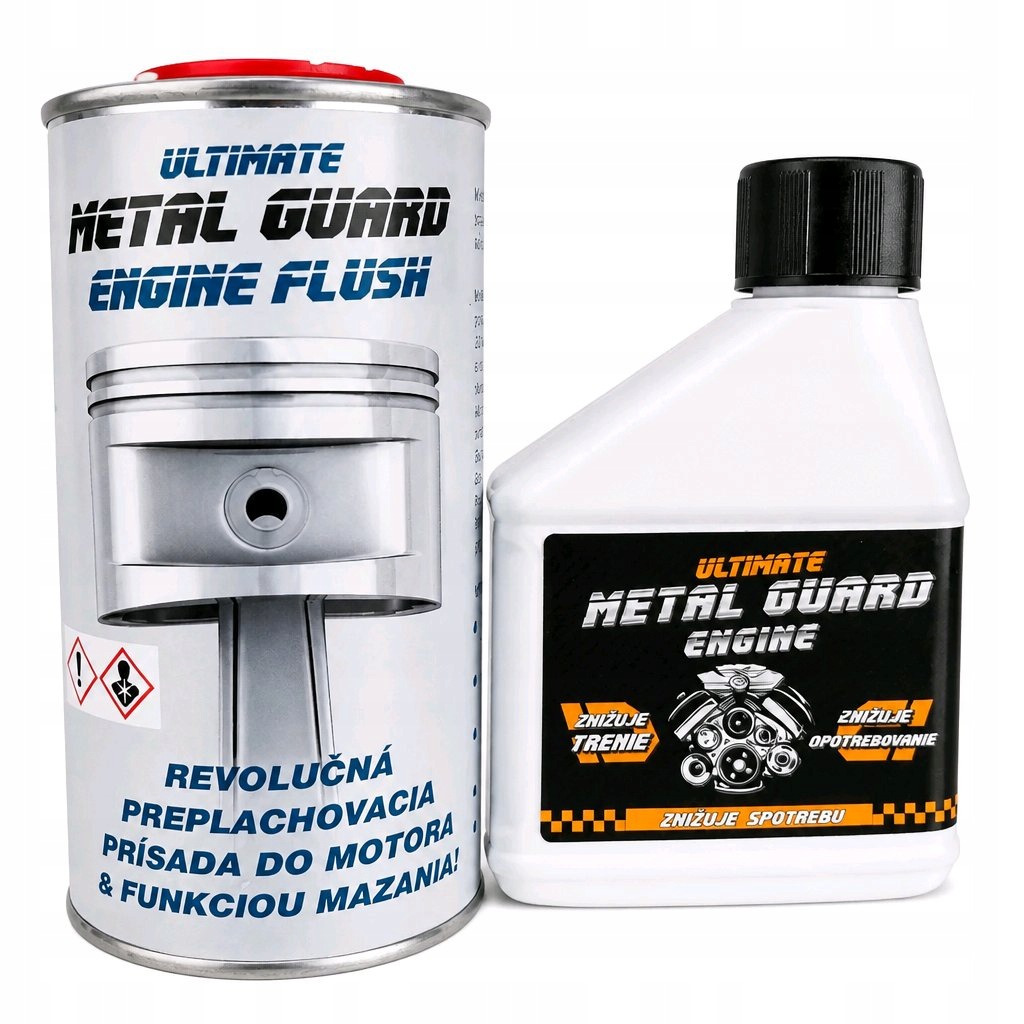 Metal Guard Dodatek do oleju silnikowego plus płukanie silnika Zestaw 700 ml