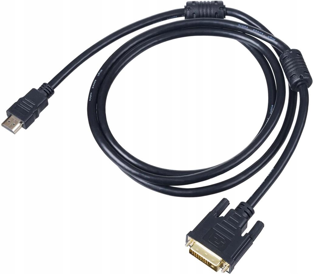 

Kabel wtyk DVI-D 24+1 wtyk Hdmi długość 1,8m