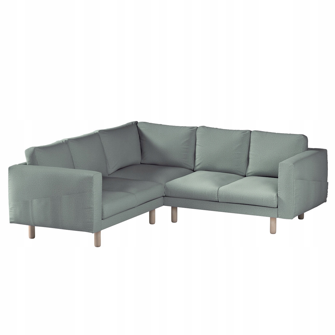 Dekoria Potah na rohovou pohovku Norsborg pro 4 osoby Ikea zelený