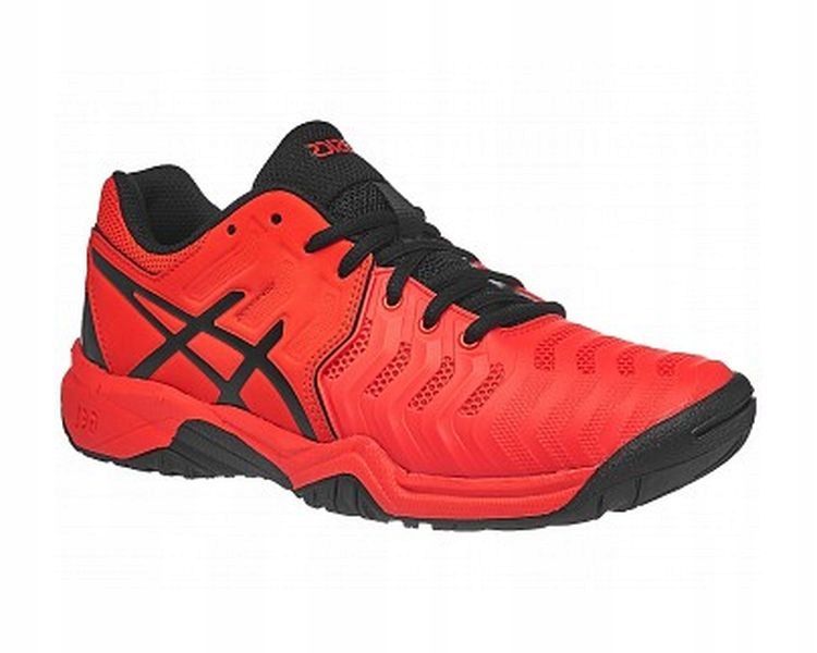 Buty tenisowe dla dzieci Asics Gel Resolution 7 Ac Gs Junior Tomato 32,5