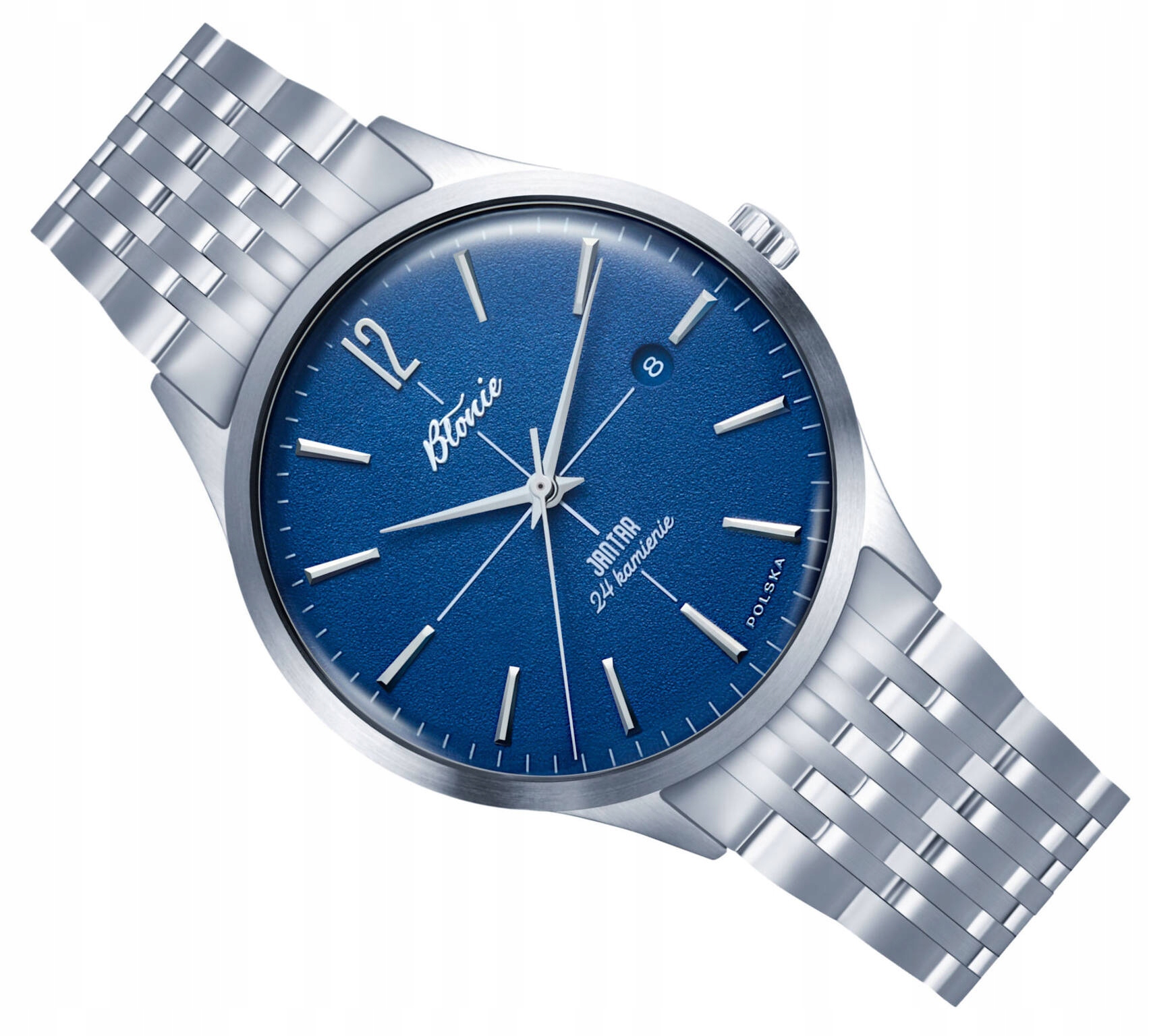 Pánské Klasické Elegantní Polský Automatické Hodinky Błonie Jantar Bouře