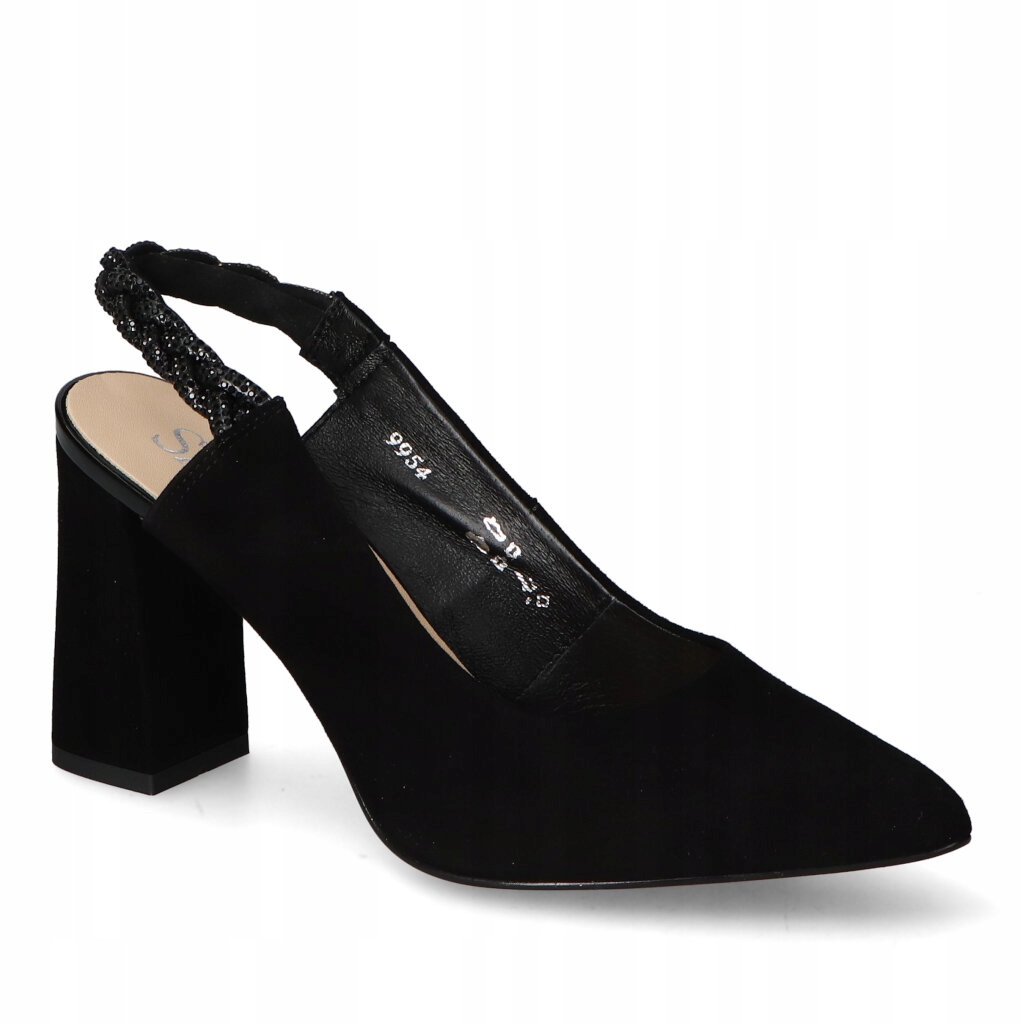 Sandály Sala 9954/21 Černý semiš 36