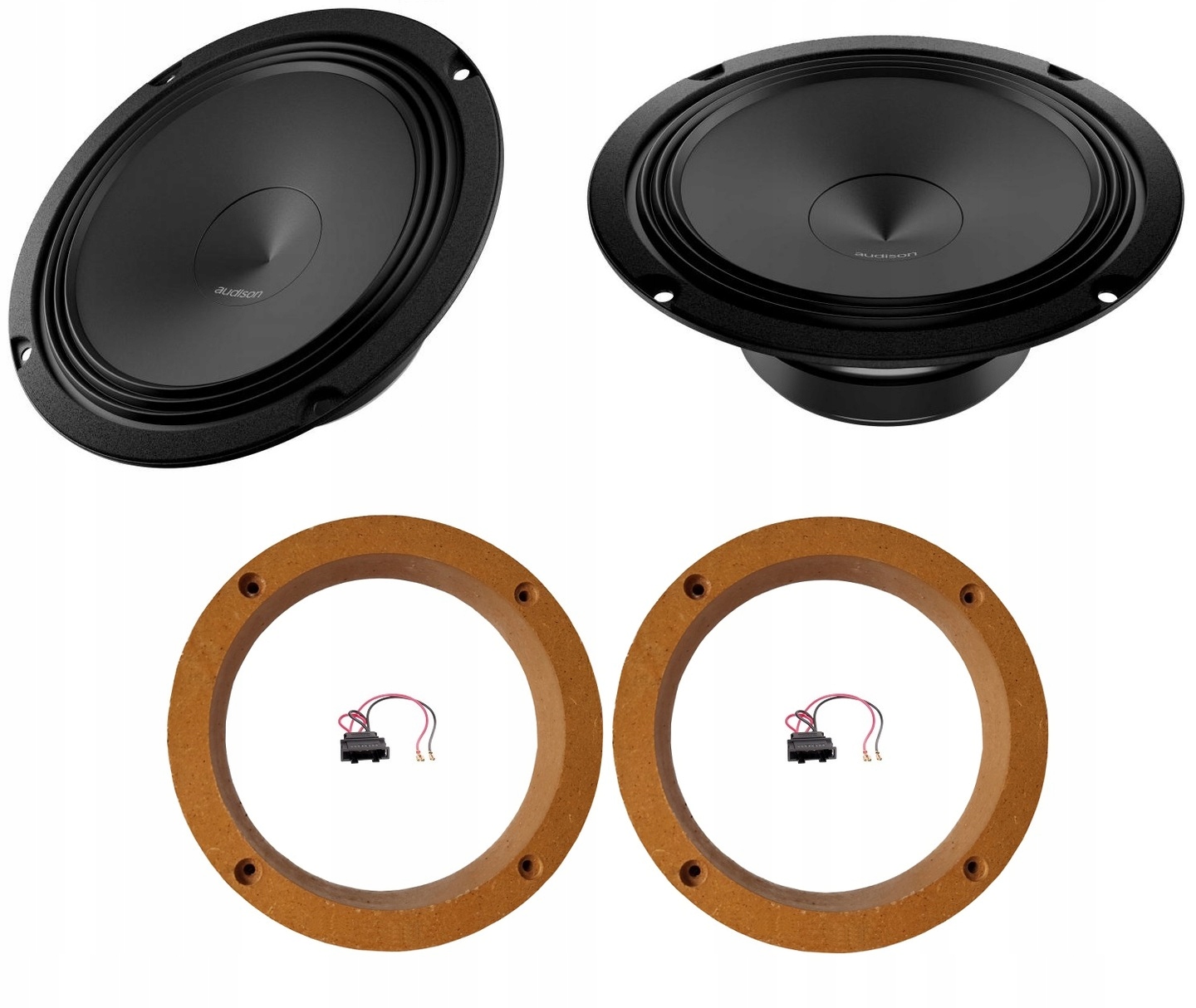 Audison Ap 6.5 Reproduktory Vzdialenosť Mdf Vw Golf 4 Passat B5 Bora 165 mm 16,5 cm