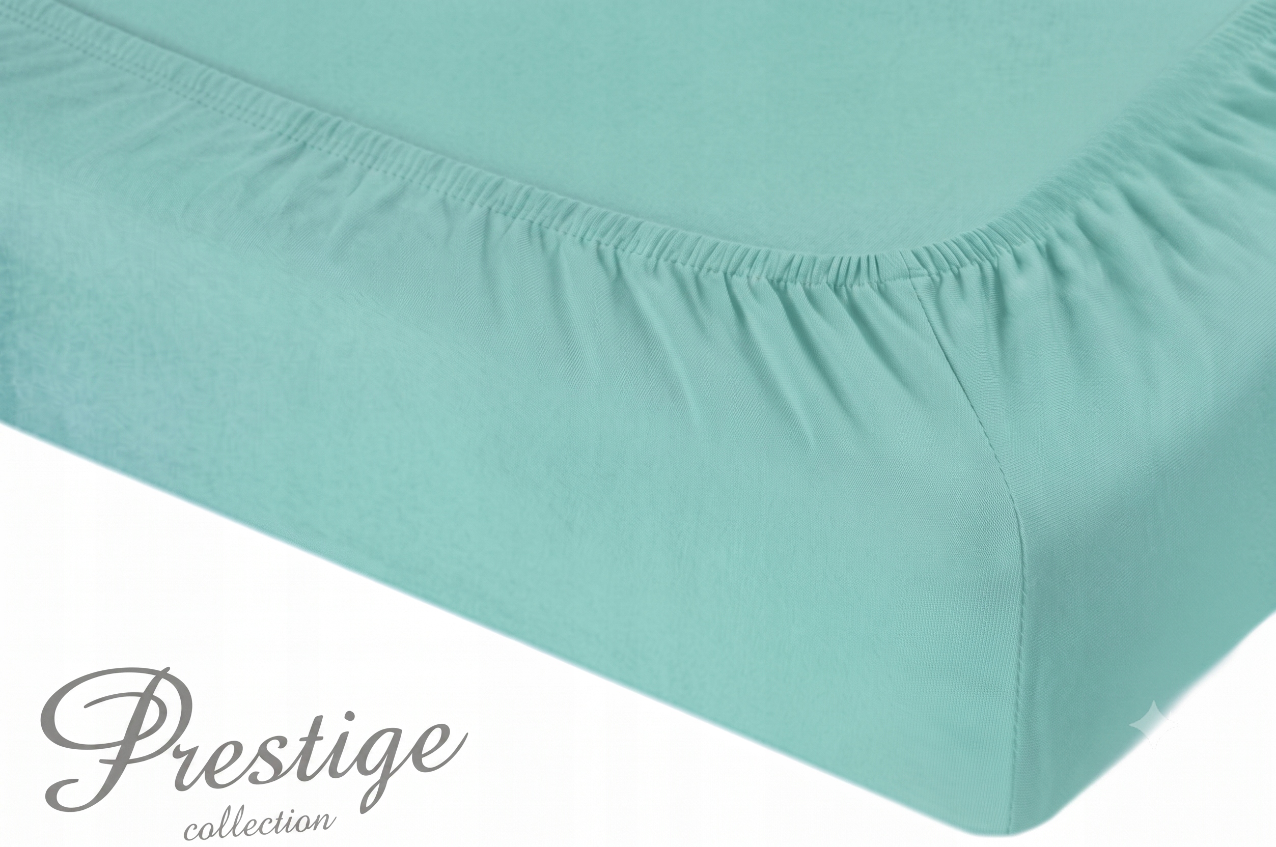 Prostěradlo Jersey s gumičkou 220x200 Mátová Prestige Collection 160 g/m2