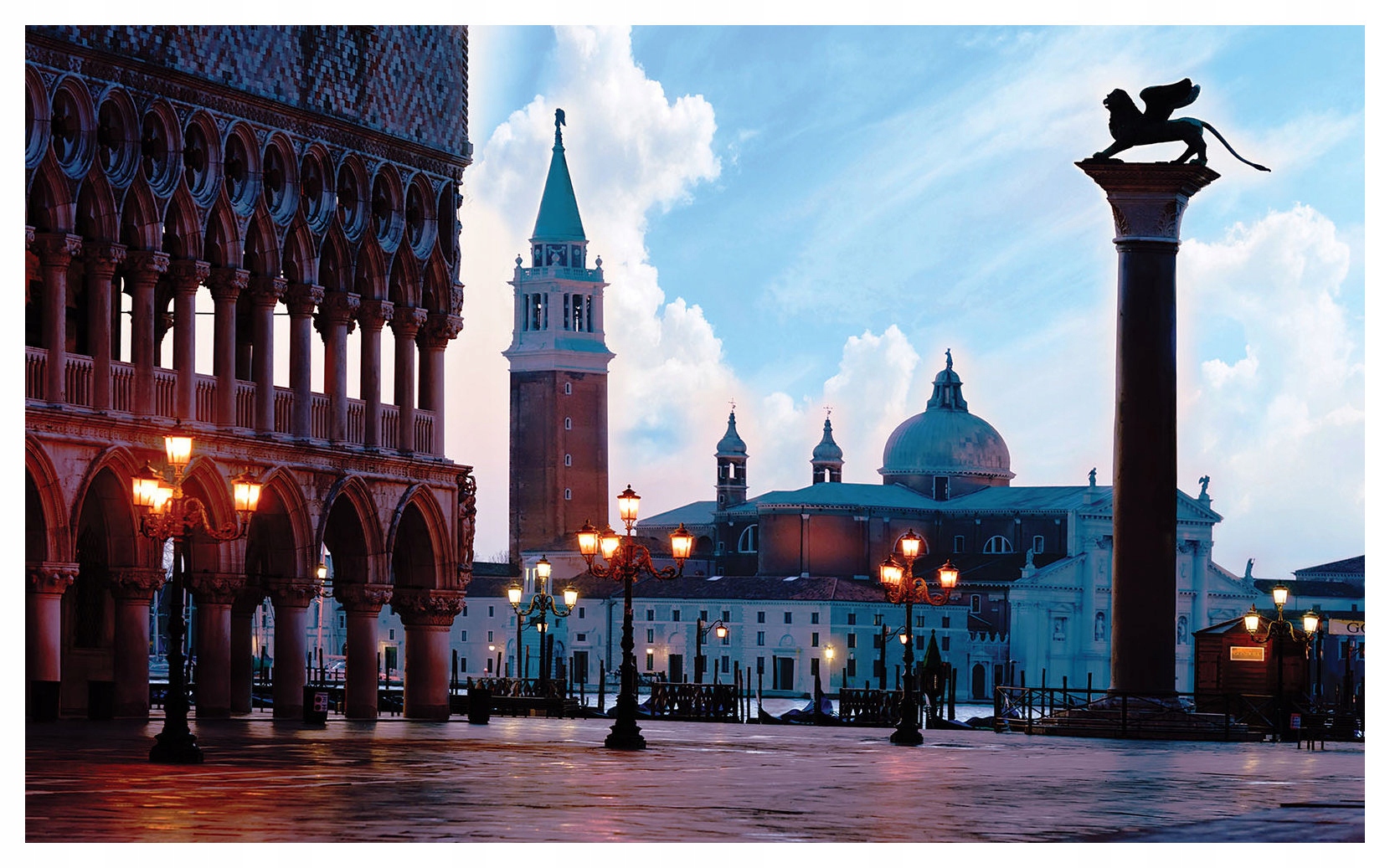 Fototapeta vlies Benátky Námestie svätého Marka architektúra 416x254 lepidlo