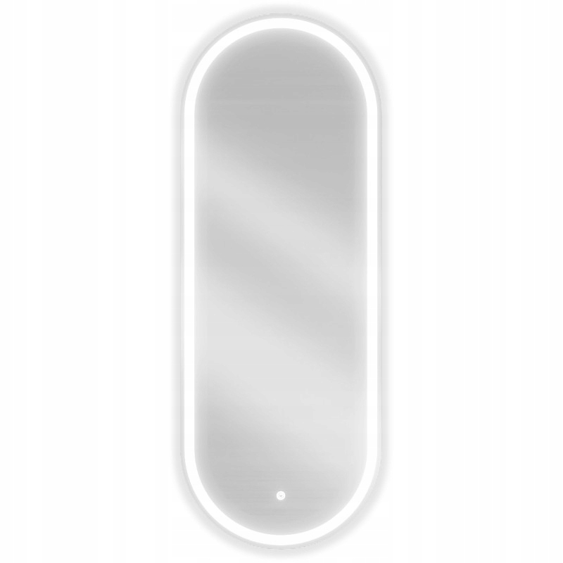 Mexen Bono podsvícené koupelnové zrcadlo 45 x 120 cm, Led 6000K, ventilátor