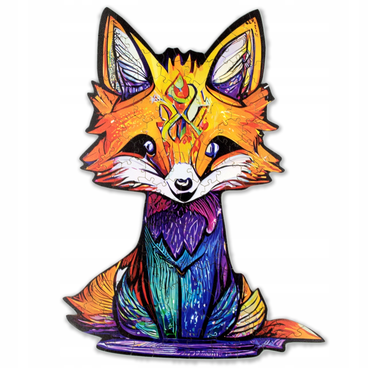 Układanka LISEK 140 elementów Puzzle Drewniane Rodzaj 2D