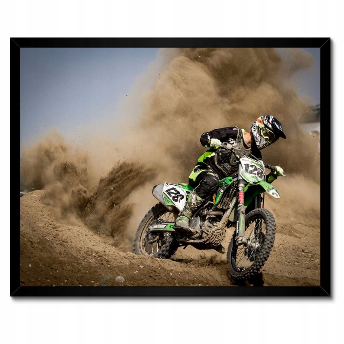 Plakáty v rámu 50x40 MotoCross Motocykl Motor