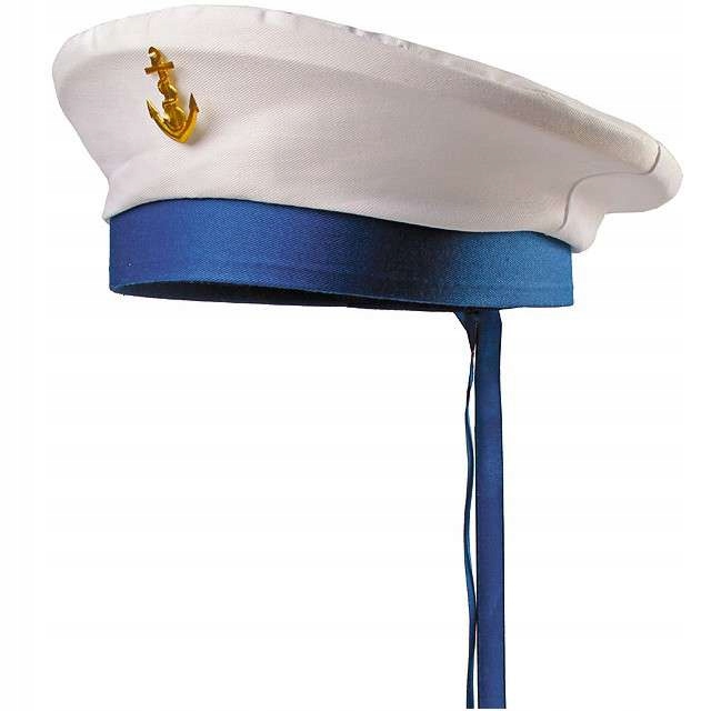 

czapka Marynarz kapitan przebranie Ahoy rozm S