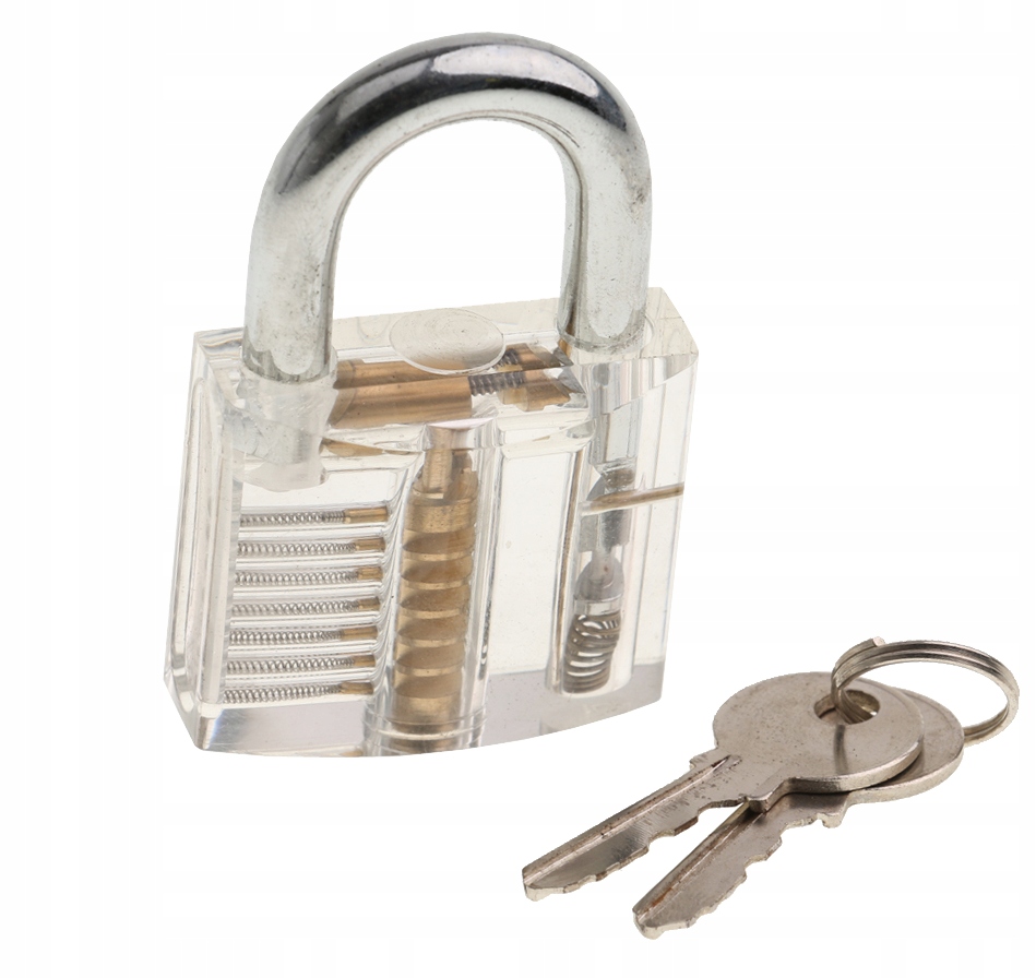 

Kłódka Przeźroczysta 50 mm Na Klucz Zamek