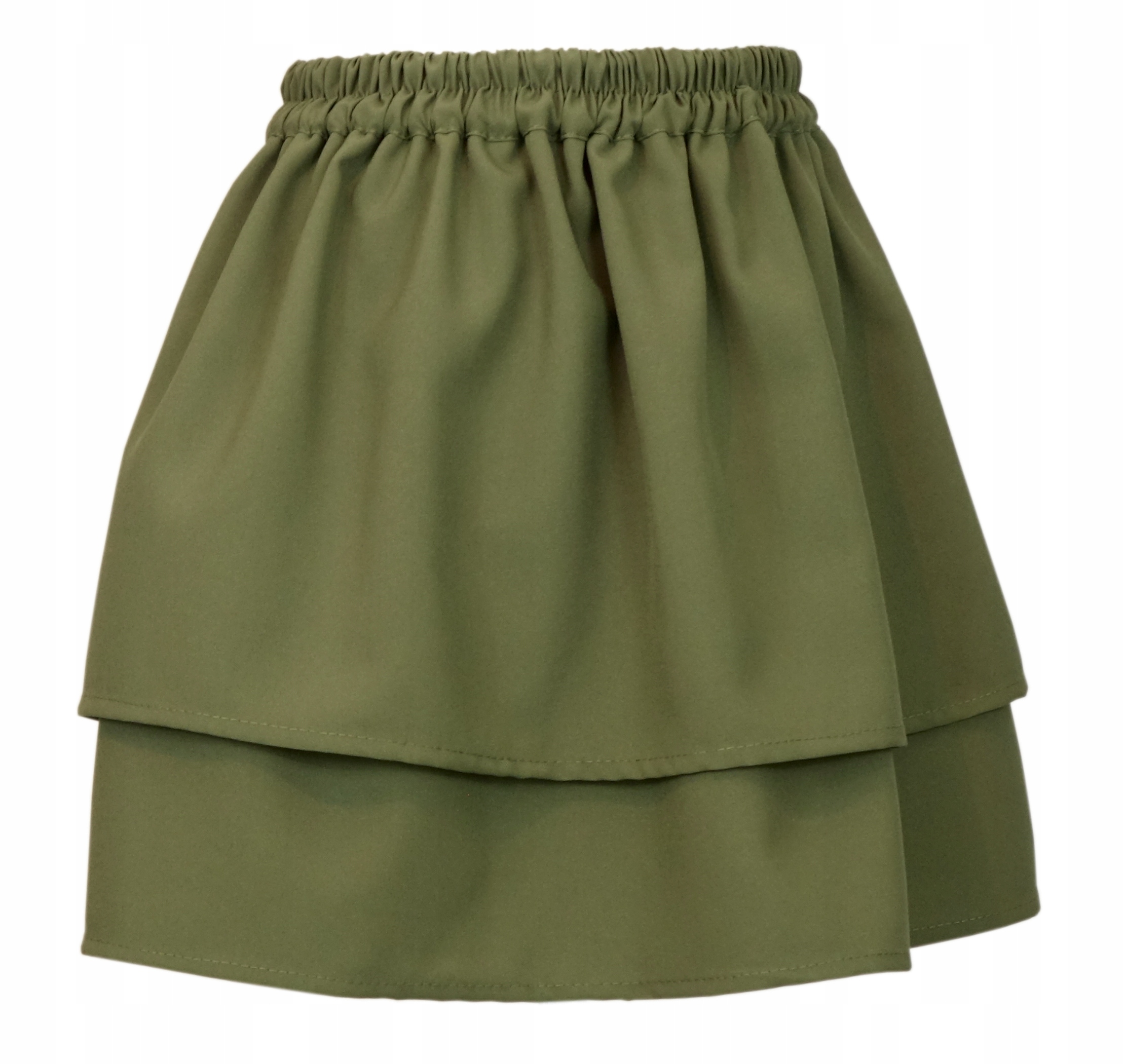 POLSKA KHAKI SPÓDNICZKA SPÓDNICA WARSTWY FALBANY Płeć kobieta