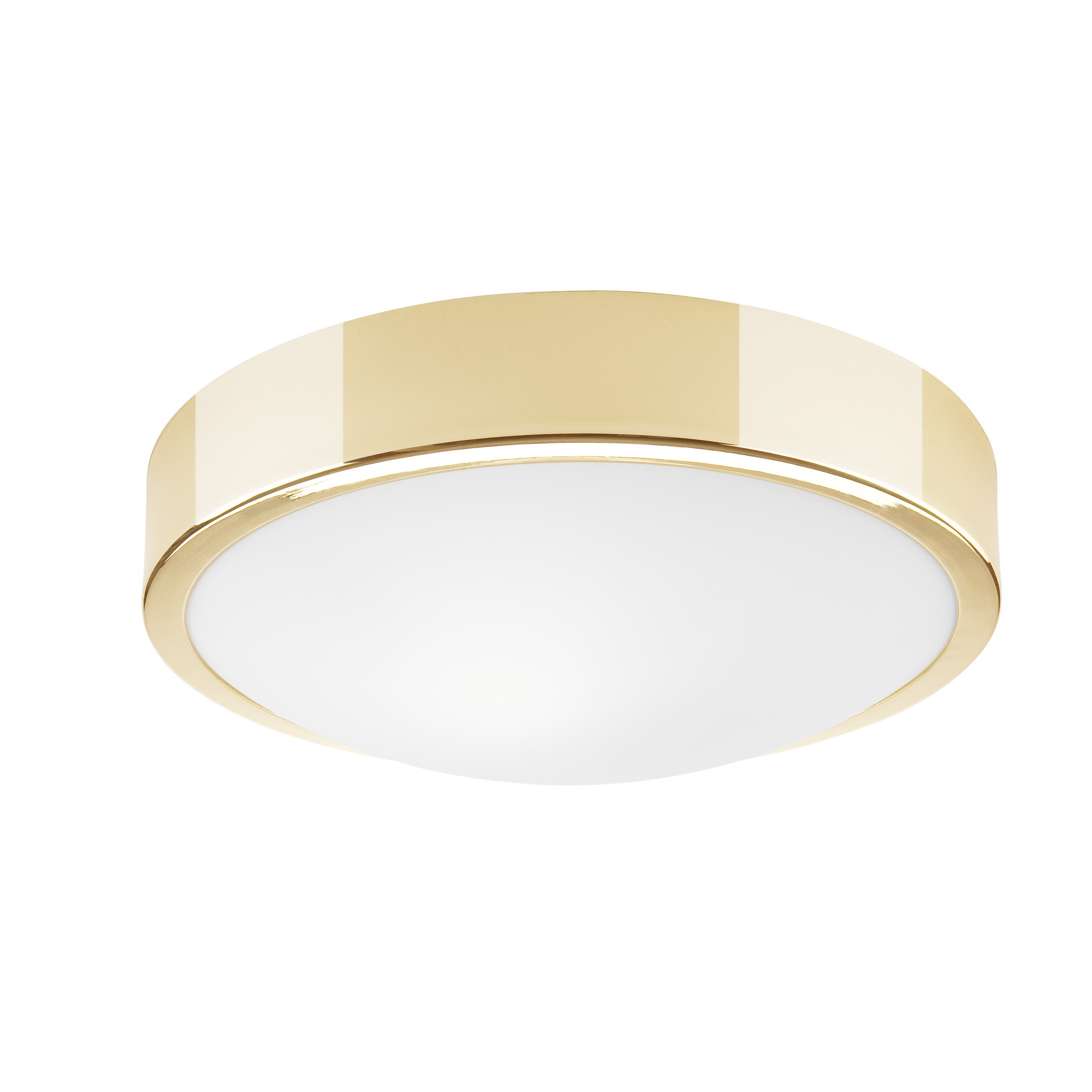 Plafon Lampa Sufitowa Lamkur Jonas 44293 Złoty Biały