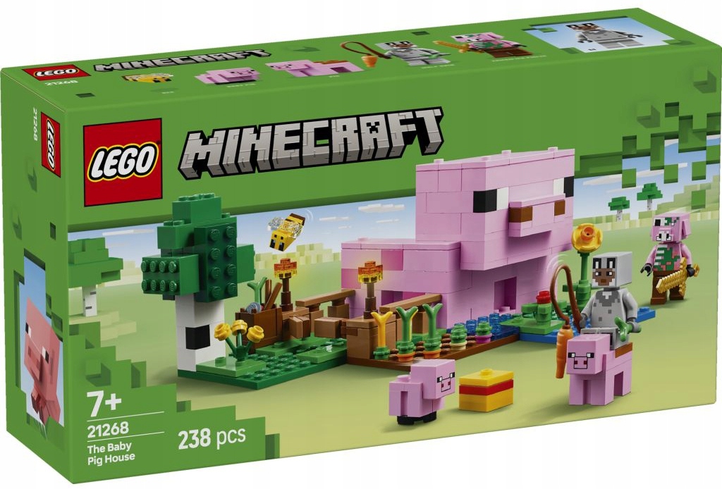 Lego Minecraft Dům Prasátka, Sada Kostek 21268