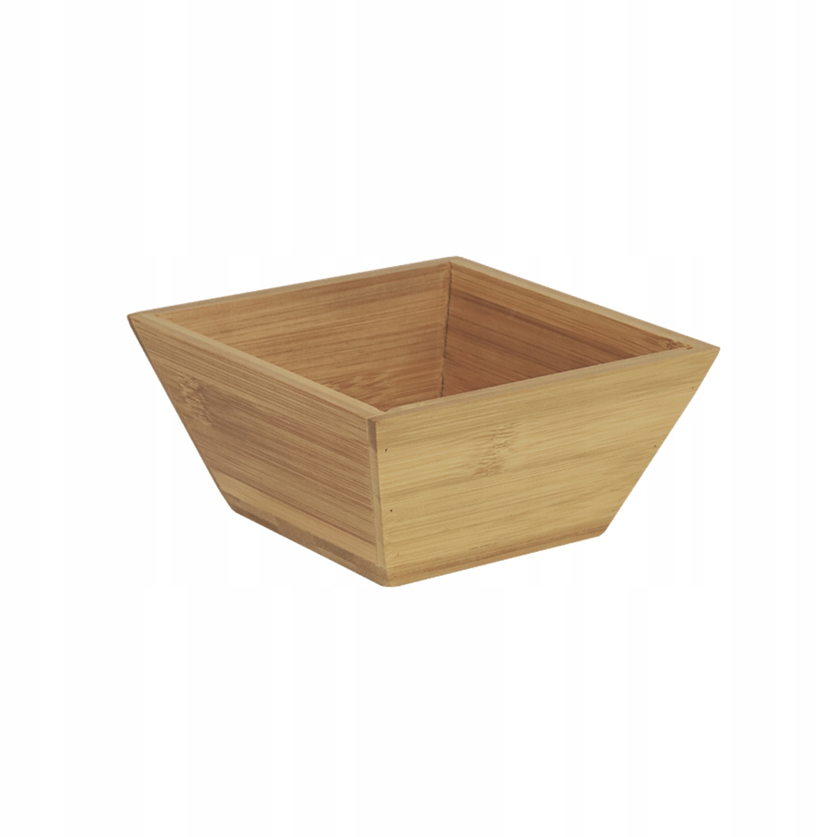 MISECZKA MISKA KWADRATOWA PROSTA BAMBUS 14 CM