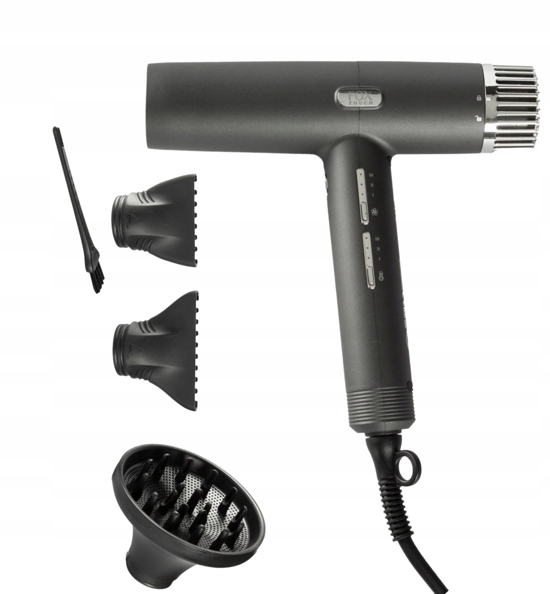 Fox Touch Suszarka z Funkcją Jonizacji 1800W regulacja temperatury dyfuzor