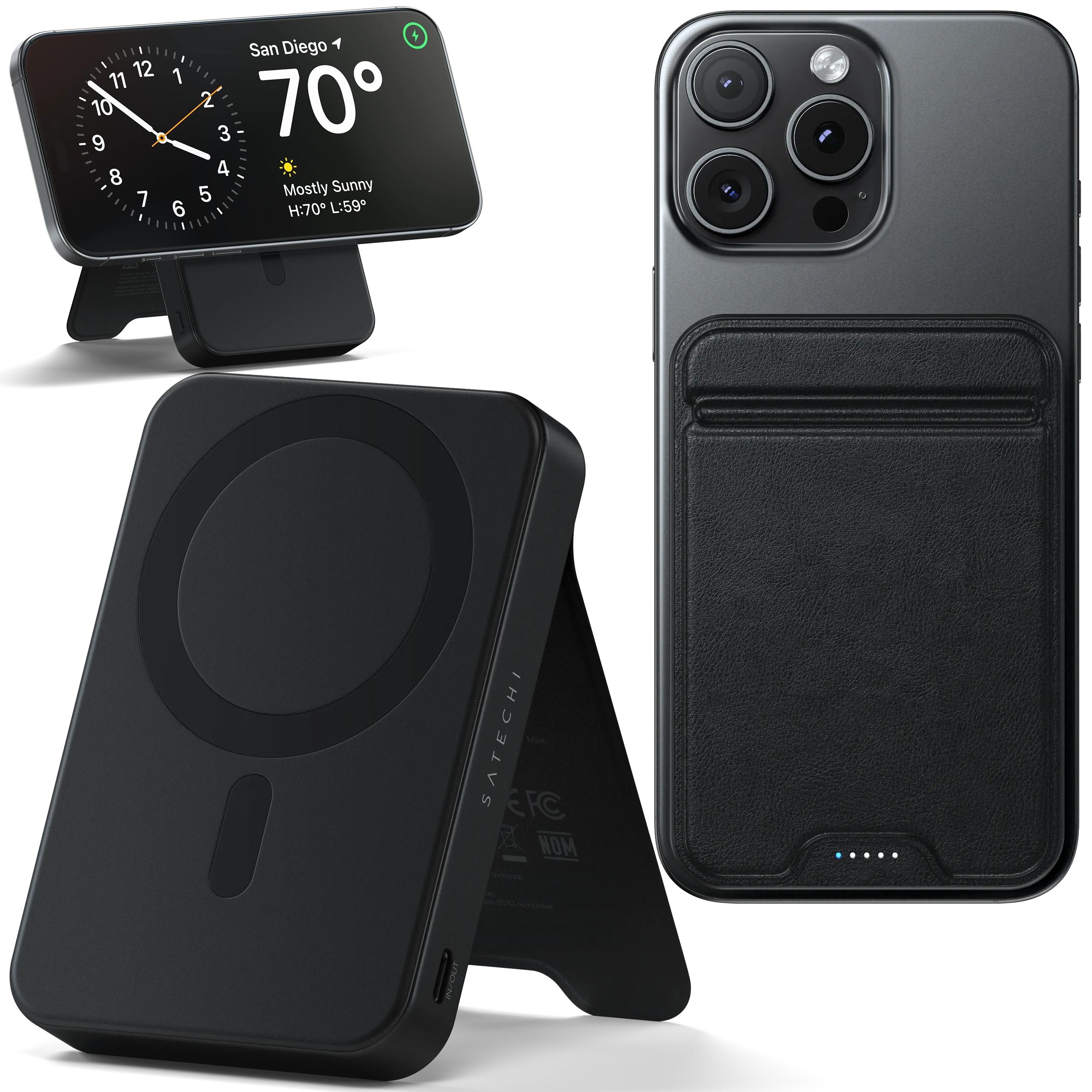 Satechi OntheGo 10K Magnetická powerbanka 10000 mAh Qi2 15W s MagSafe