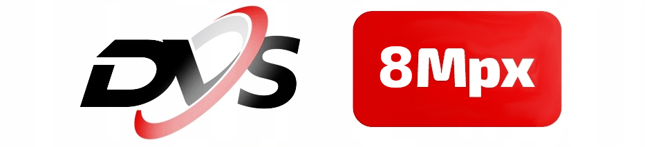 ZESTAW DO MONITORINGU 6 KAMER 8MPX 4K UHD ZEWNĘTRZNE METALOWA OBUDOWA DVS Zasięg podczerwieni 25 m