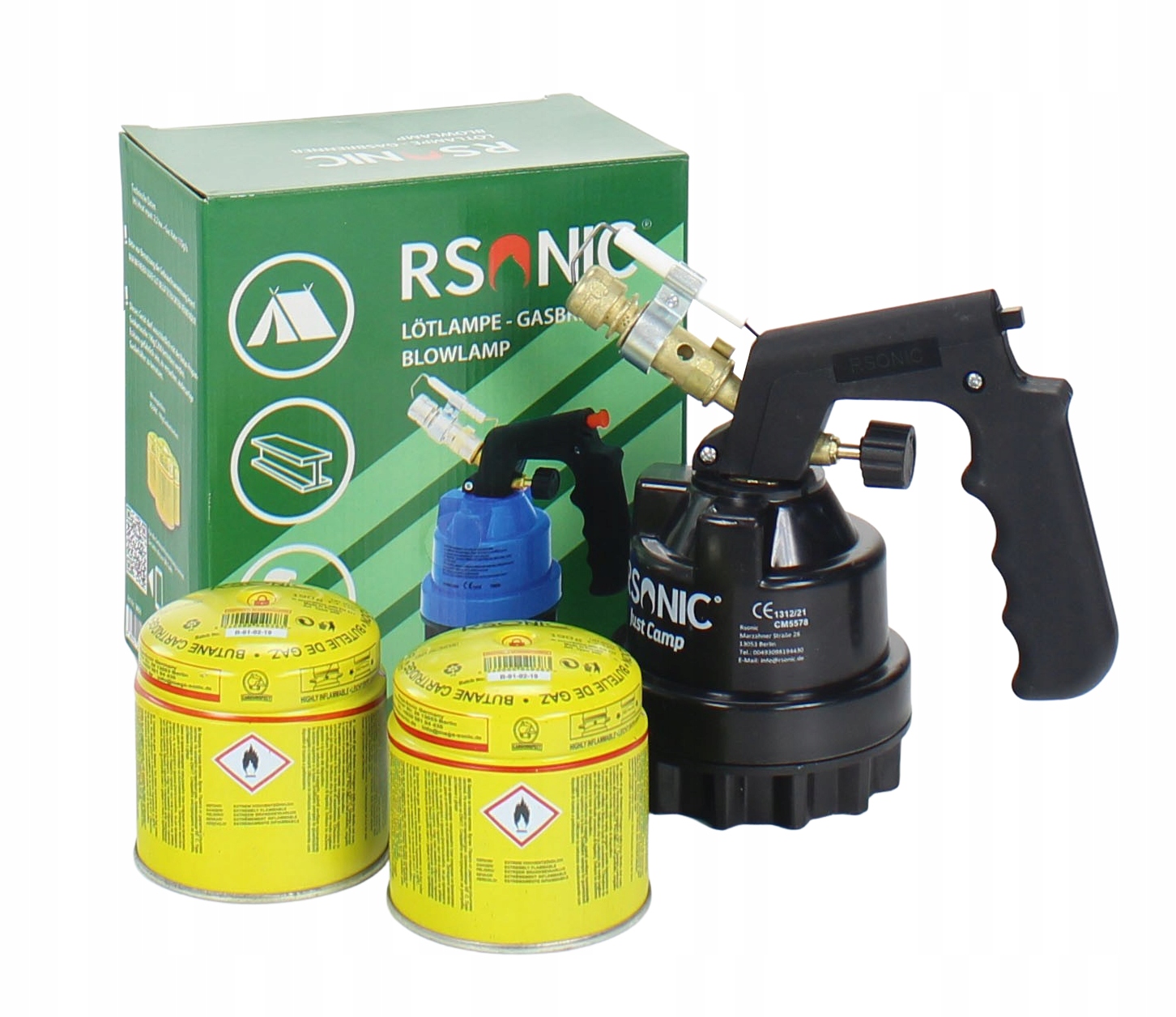 

Lutlampa Palnik Gazowy Do Lutowania Rsonic Piezzo