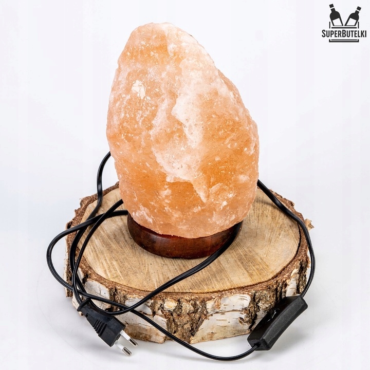 LAMPA SOLNA 3-5 kg sól himalajska JONIZATOR LAMPKA NOCNA Z SOLI NATURALNA Marka Izoxis