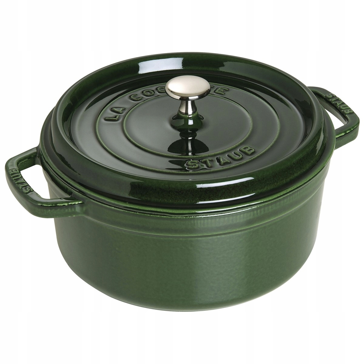 Staub La Cocotte Garnek żeliwny okrągły 3.8 ltr, zielony