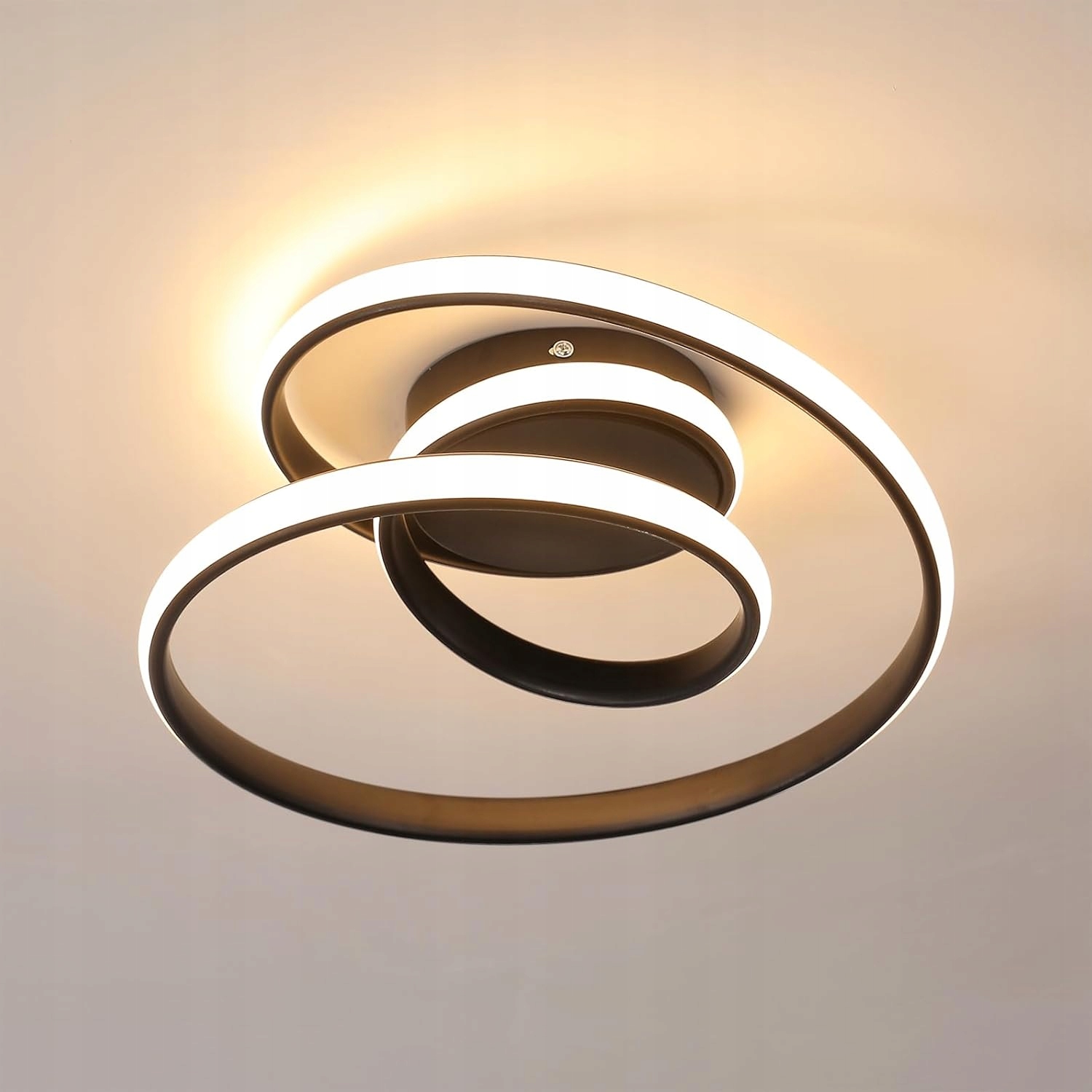 stropní svítidlo Led Stropní Svítidlo Lustr 4500K 30 cm Černá 36 W Goeco